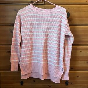 Pink & White Striped Lauren Conrad Sweater